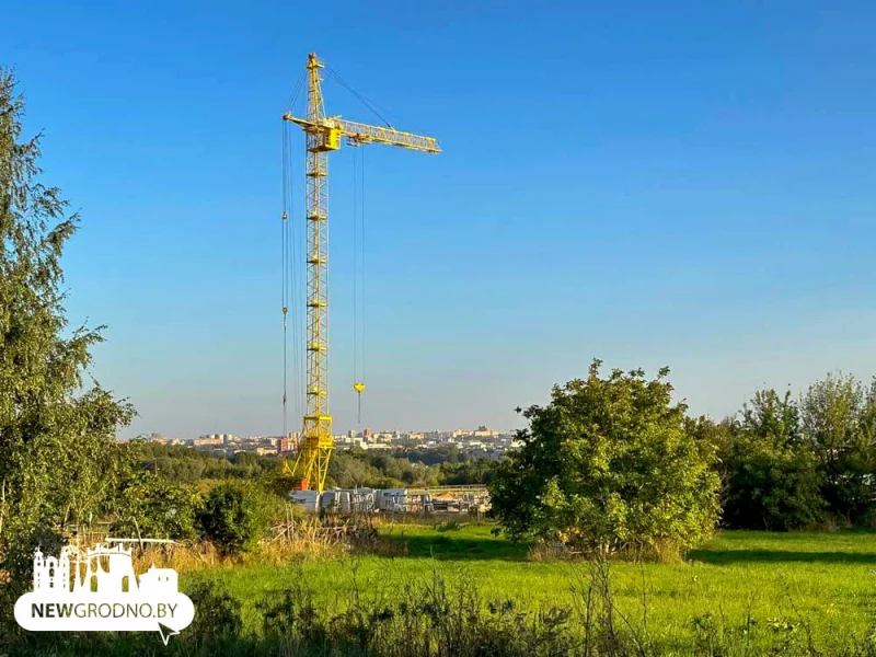 Строительство микрорайона "Весенний". Фото: NewGrodno.by