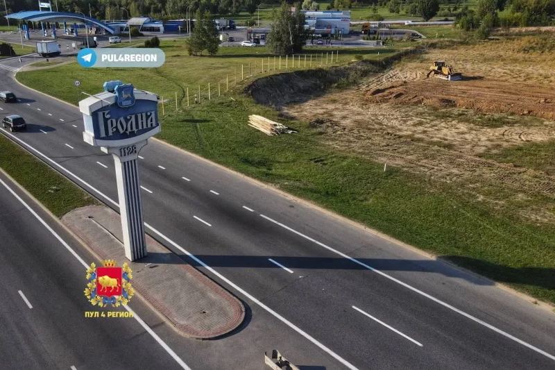Так выглядит стройплощадка около трассы М6. Фото: t.me/pul4region