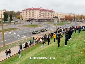 дрифт в Гродно - снимают клип о дрифте в центре Гродно