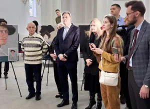 Открытие выставки репродукций Льва Бакста в Гродно. Фото: Русский дом в Гродно