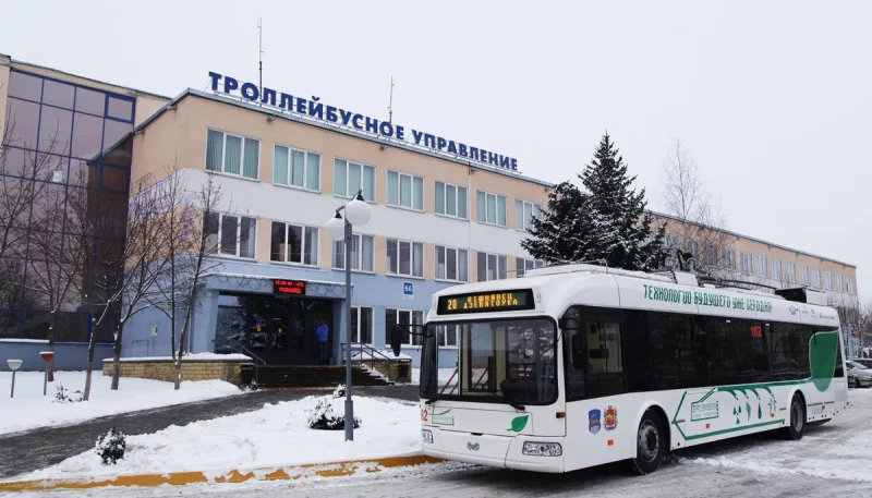 Троллейбус в Гродно. Фото: Троллейбусное управление