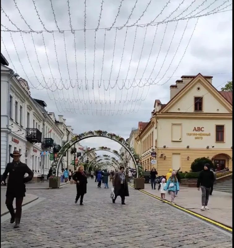 Арки на Советской уже украсили цветами — горожане сравнивают  улицу с «маленькой Голландией» 