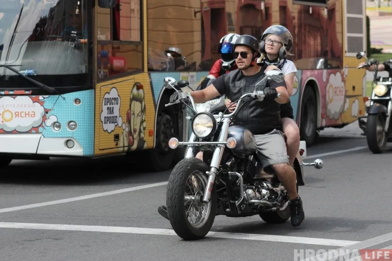 мотоциклисты в Гродно