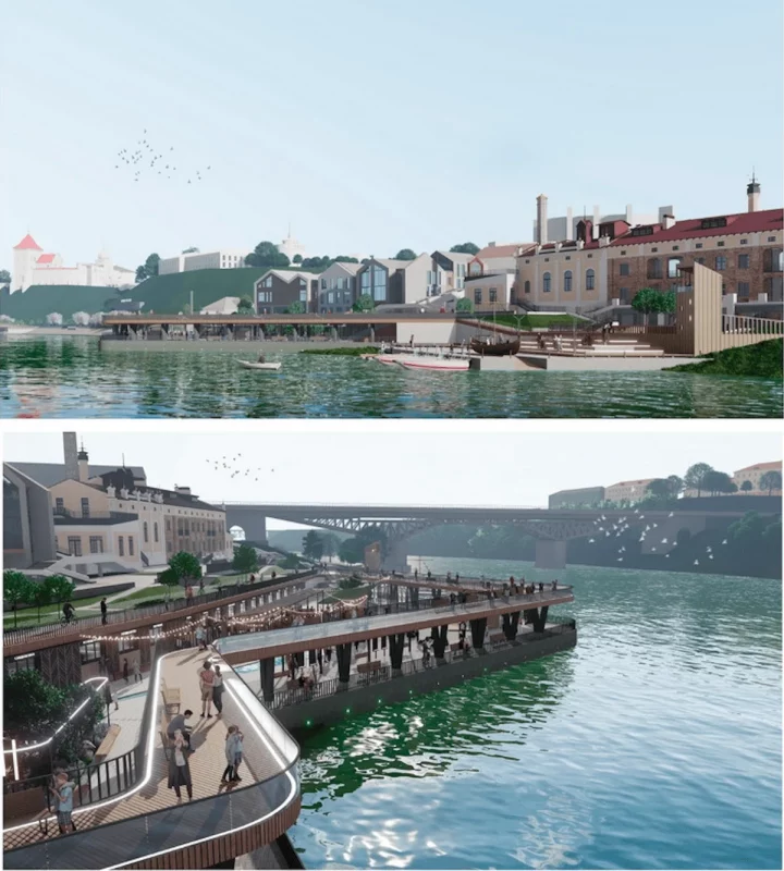 Праект набярэжнай у Гродне выставяць на грамадскае абмеркаванне: вось тэрміны