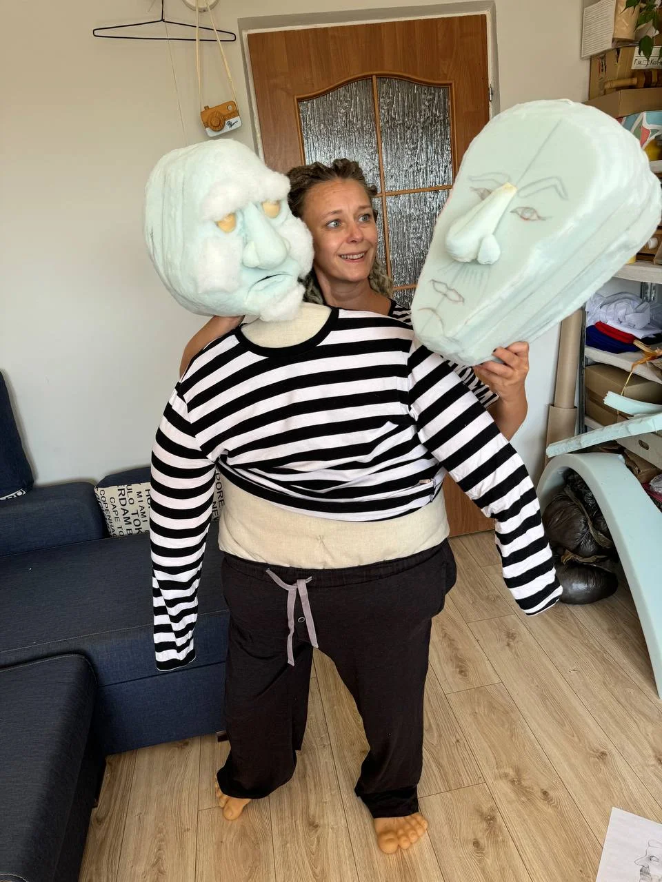 Цяпер Кацярына Еўдакімава робіць не толькі драўляныя эка-цацкі