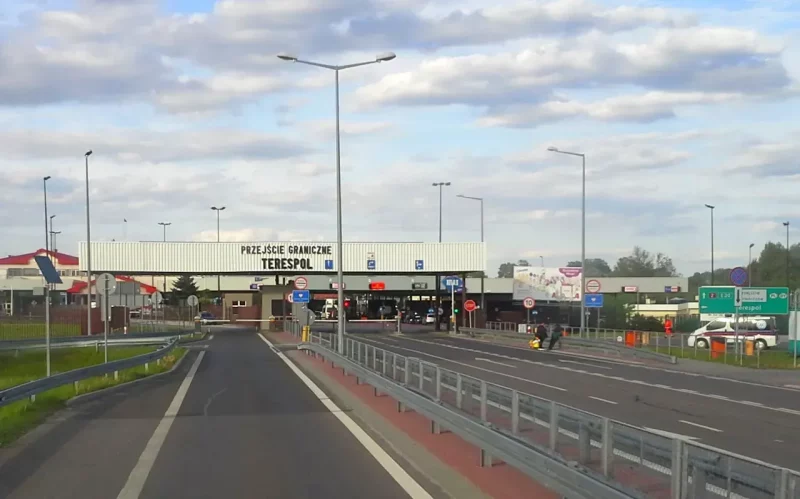 Тересполь - граница Польши и Беларуси