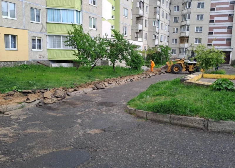 Ремонт дворов в Волковыске