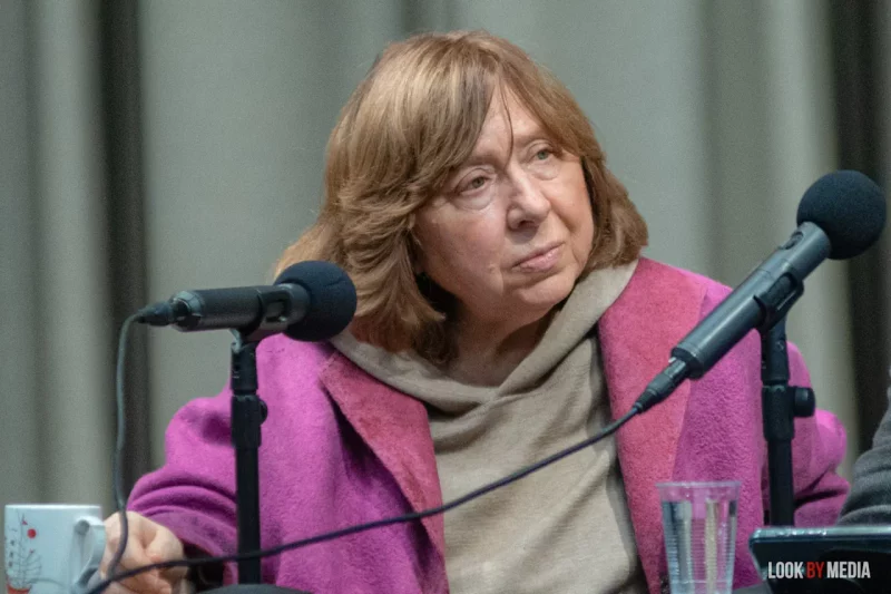 Светлана Алексиевич - белорусская писательница, лауреат Нобелевской премии по литературе © LookByMedia