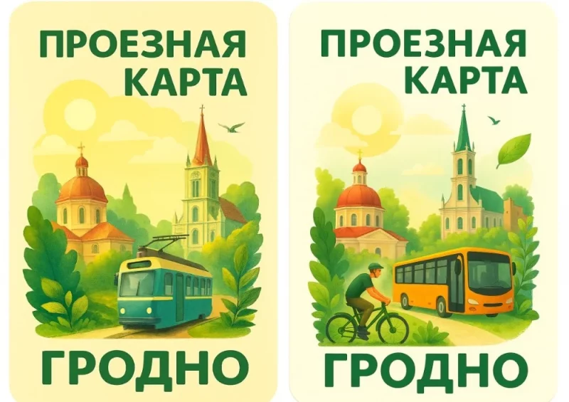З замкам у Выбаргу і арфаграфічнымі памылкамі. У Гродне выбіраюць дызайн праязных карт