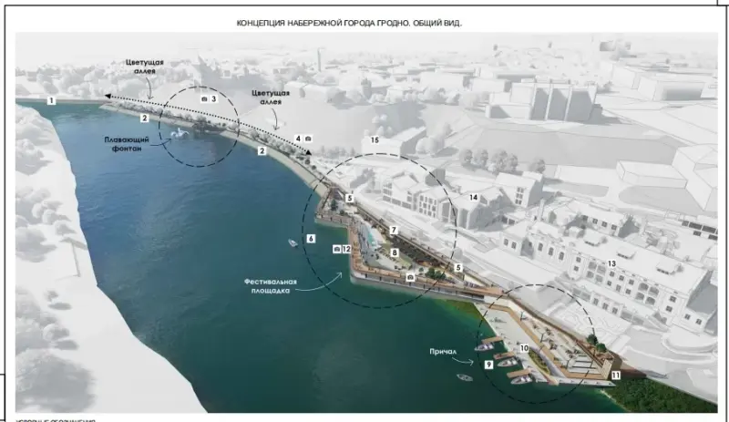 Проект Правонабережной в Гродно