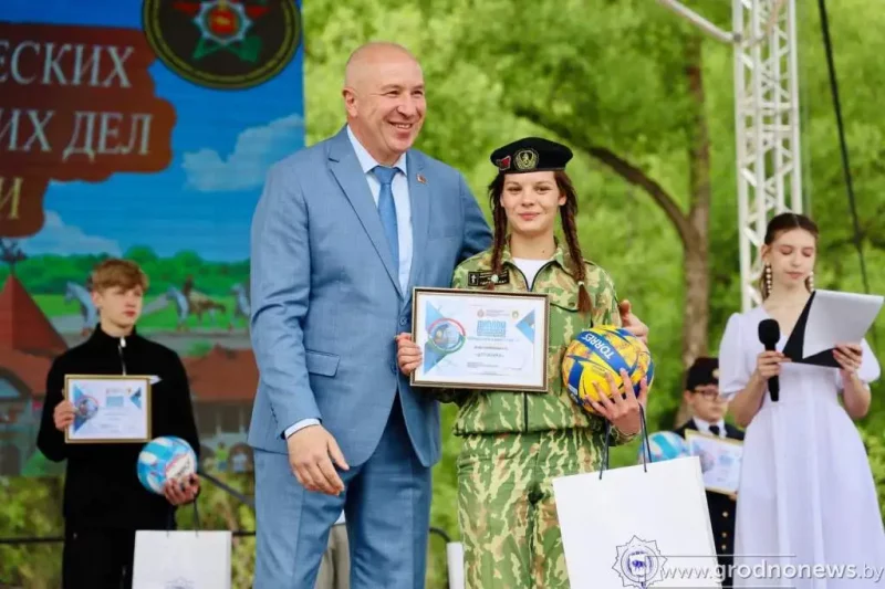 Юрый Караеў. 
Першы агляд-конкурс ваенна-патрыятычных клубаў. Гродна. Чэрвень 2025