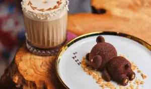 Десерт-мишка и кофе с тапиокой. Появились первые сеты к Gastrofest.Кофе в Гродно Гастрофест в Гродно; кофейни Гродно; десерты в Гродно