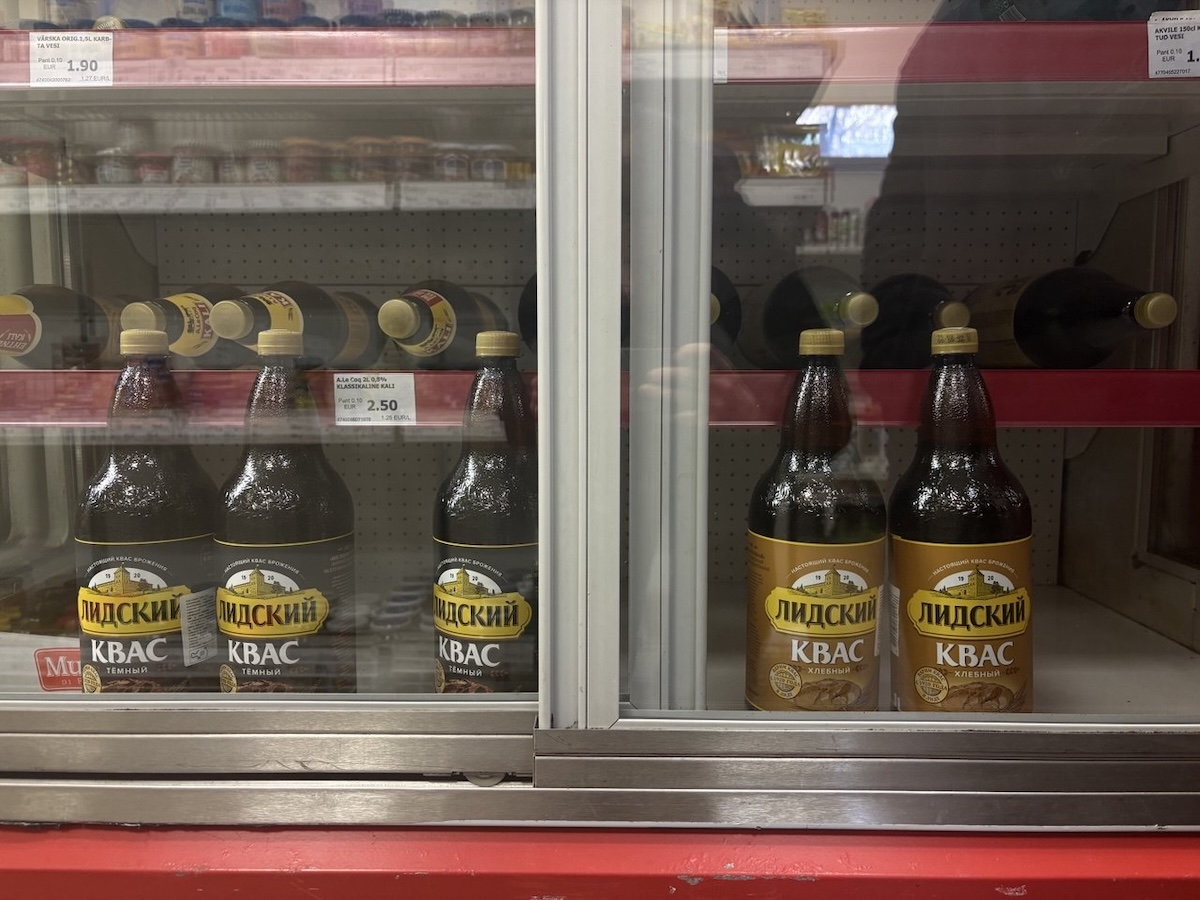 "Привет" из Гродненской области в Нарве - "Лидский квас" в Европе за €2,8 (9 руб.)