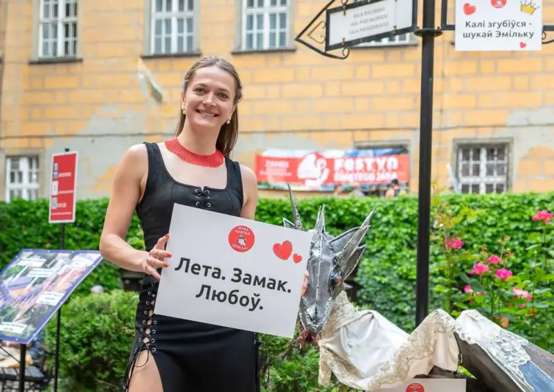 Организаторка и ведущая курсов "Мова нанова" во Вроцлаве Эмилия. Олесница, 6 июня 2026 года. Фото Ирины Михеевой