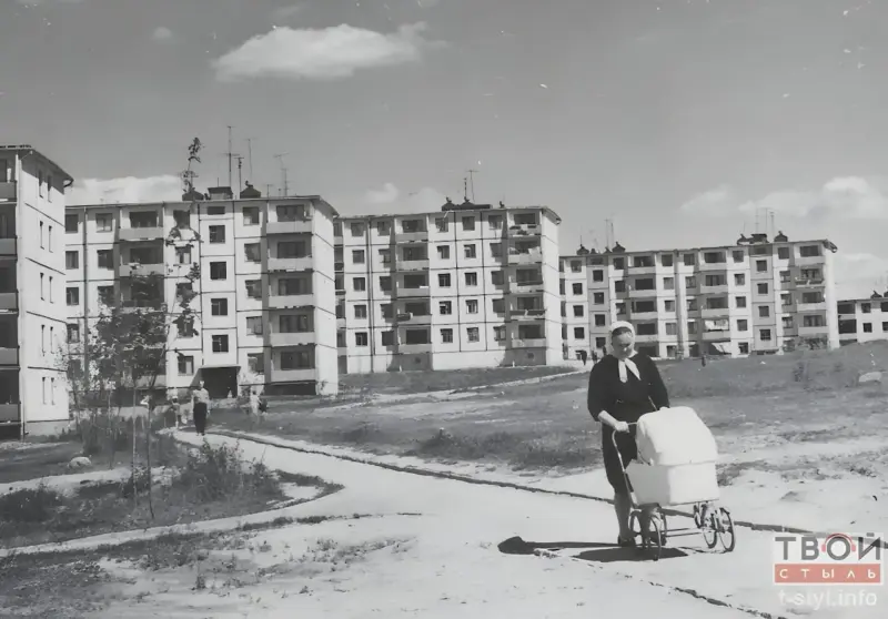 Коммунизм прошел, брежневки остались. 60 лет назад появились первые гродненские панельки Гродно 1960-х. Фото из архива Hrodna.life