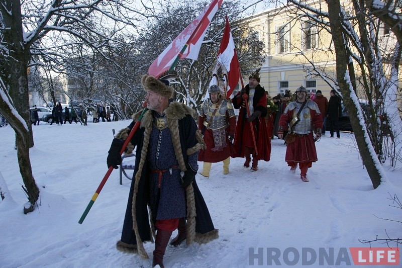Шэсце ў гонар Стэфана Баторыя прайшло ад замку да Фарнага касцёла Шэсце ў гонар Стэфана Баторыя прайшло ад замку да Фарнага касцёла