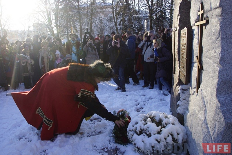 Шэсце ў гонар Стэфана Баторыя прайшло ад замку да Фарнага касцёла Шэсце ў гонар Стэфана Баторыя прайшло ад замку да Фарнага касцёла
