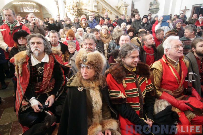 Шэсце ў гонар Стэфана Баторыя прайшло ад замку да Фарнага касцёла Шэсце ў гонар Стэфана Баторыя прайшло ад замку да Фарнага касцёла