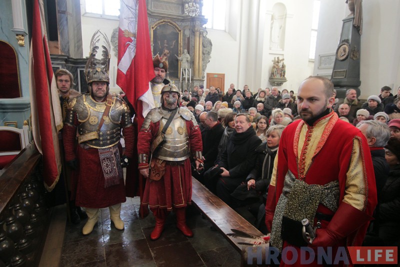 Шэсце ў гонар Стэфана Баторыя прайшло ад замку да Фарнага касцёла Шэсце ў гонар Стэфана Баторыя прайшло ад замку да Фарнага касцёла