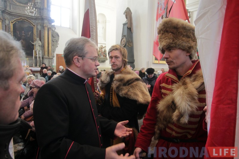 Шэсце ў гонар Стэфана Баторыя прайшло ад замку да Фарнага касцёла Шэсце ў гонар Стэфана Баторыя прайшло ад замку да Фарнага касцёла