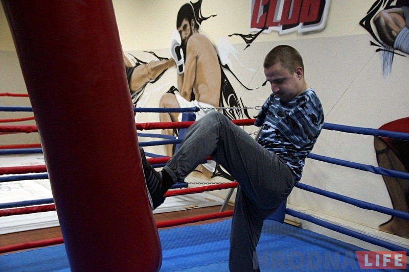 Хлопец, якi можа пастаяць за сябе. Як гродзенец стаў баксёрам без рук Хлопец, якi можа пастаяць за сябе. Як гродзенец стаў баксёрам без рук