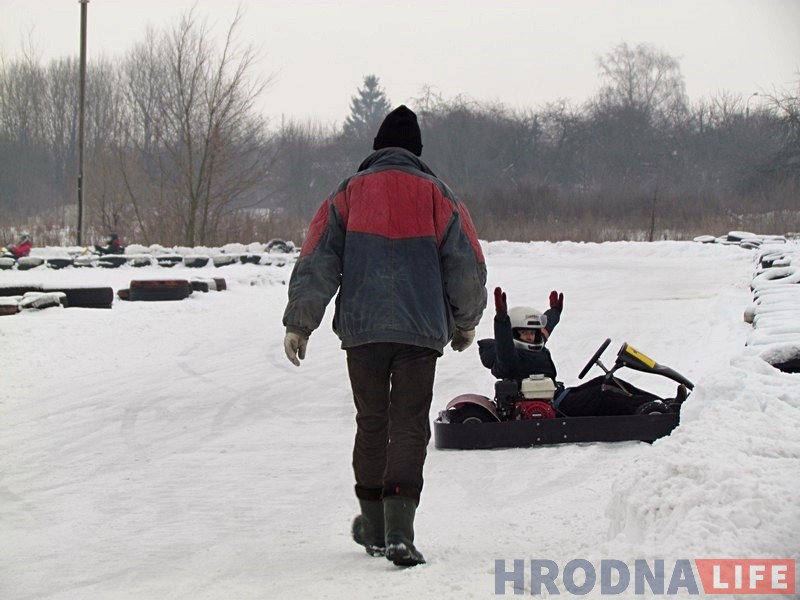 Аматары картынгу ў Гродне адкрылі зімовы сезон Аматары картынгу ў Гродне адкрылі зімовы сезон