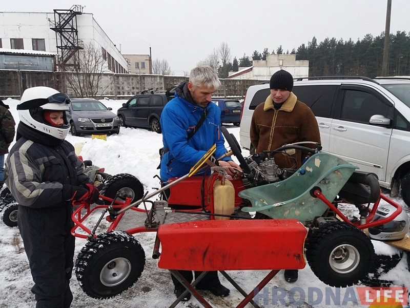 Аматары картынгу ў Гродне адкрылі зімовы сезон Аматары картынгу ў Гродне адкрылі зімовы сезон