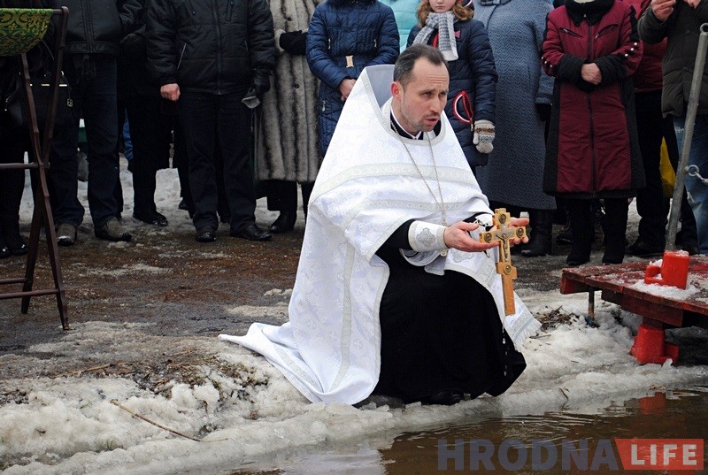 Гродзенцы на Юбілейным возеры святкавалі Вадохрышча Гродзенцы на Юбілейным возеры святкавалі Вадохрышча