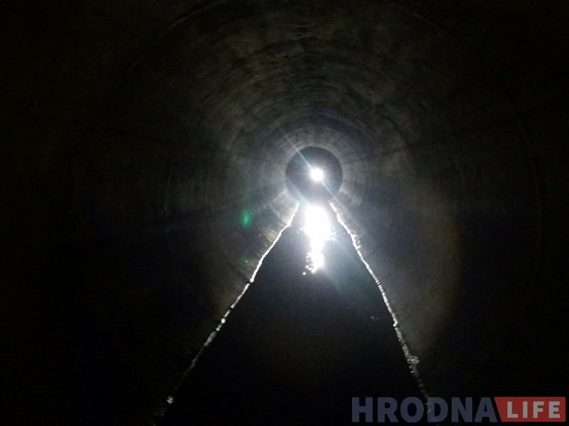 Невядомы падземны Гродна: дзігер паказаў самы доўгі калектар у горадзе Невядомы падземны Гродна: дзігер паказаў самы доўгі калектар у горадзе