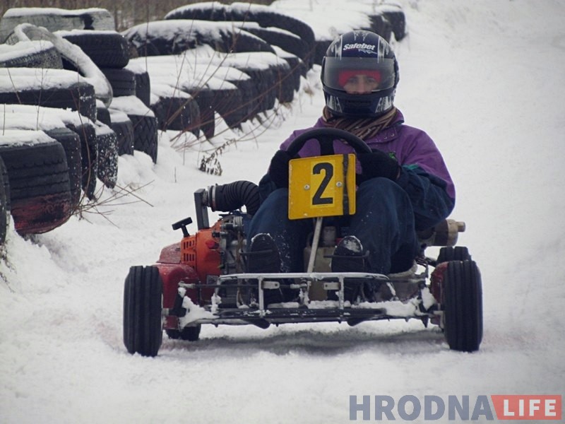 Аматары картынгу ў Гродне адкрылі зімовы сезон Аматары картынгу ў Гродне адкрылі зімовы сезон