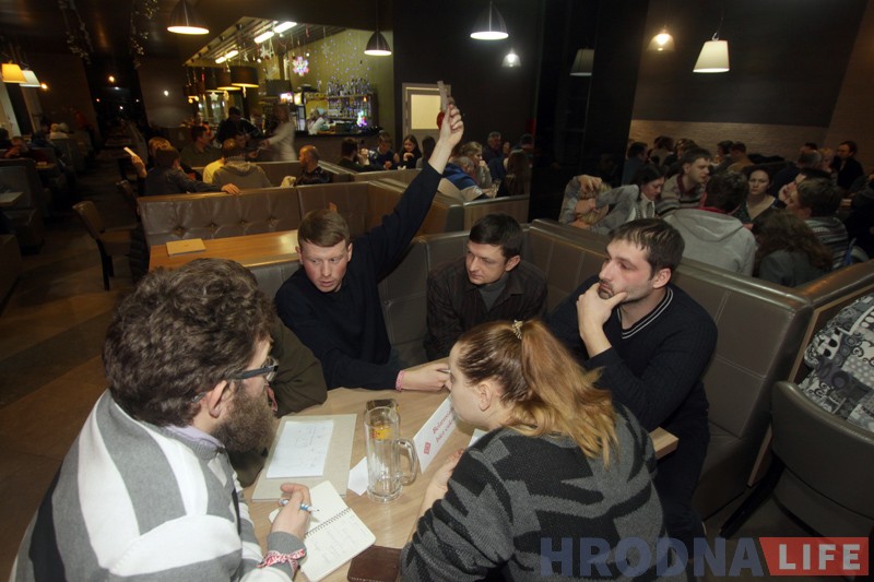 Беларускі паб-квіз другі раз прайшоў у Гродне Беларускі паб-квіз другі раз прайшоў у Гродне
