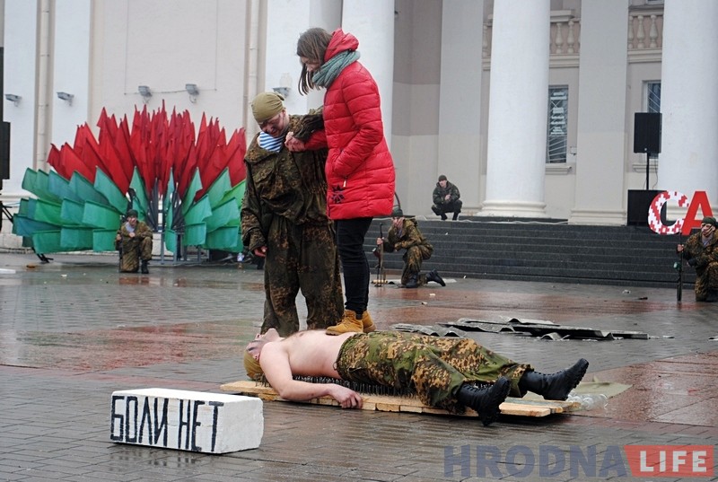 23 лютага наступіла на Савецкай плошчы на пяць дзён раней 23 лютага наступіла на Савецкай плошчы на пяць дзён раней