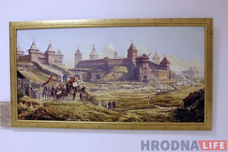 Як выглядалі замкі сярэднявечнай Літвы паказваюць у Гродзенскай выставачнай зале Як выглядалі замкі сярэднявечнай Літвы паказваюць у Гродзенскай выставачнай зале