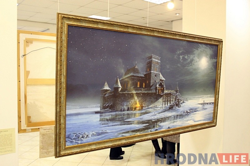 Як выглядалі замкі сярэднявечнай Літвы паказваюць у Гродзенскай выставачнай зале Як выглядалі замкі сярэднявечнай Літвы паказваюць у Гродзенскай выставачнай зале