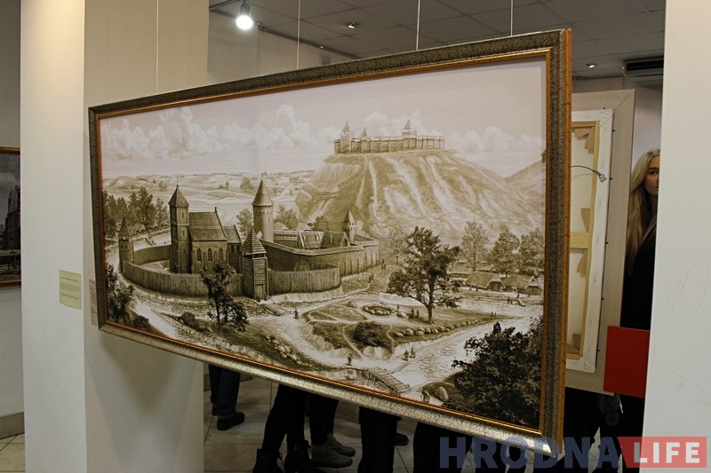 Як выглядалі замкі сярэднявечнай Літвы паказваюць у Гродзенскай выставачнай зале Як выглядалі замкі сярэднявечнай Літвы паказваюць у Гродзенскай выставачнай зале