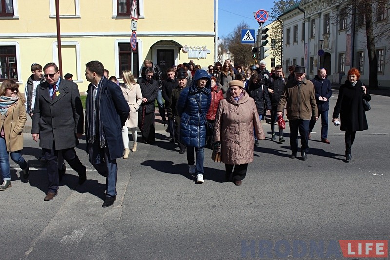 "Аднавіць рысы іх твараў". Гродзенскія яўрэі правялі "Марш Жыцця" "Аднавіць рысы іх твараў". Гродзенскія яўрэі правялі "Марш Жыцця"