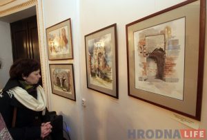 “Паэзію руін” у акварэлях літоўскага мастака прадэманстравалі ў Новым Замку