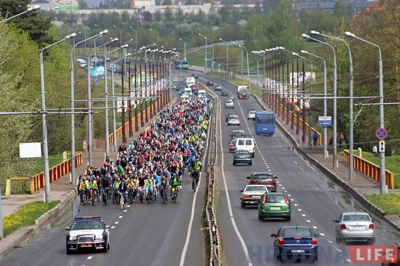 Масавым велапрабегам сотні гродзенцаў адкрылі новы сезон Масавым велапрабегам сотні гродзенцаў адкрылі новы сезон