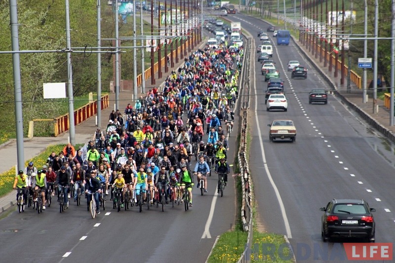Масавым велапрабегам сотні гродзенцаў адкрылі новы сезон Масавым велапрабегам сотні гродзенцаў адкрылі новы сезон