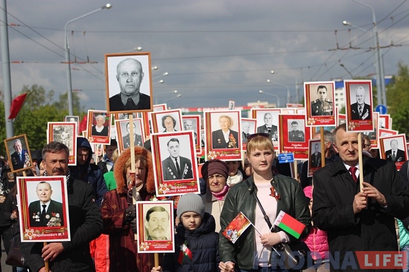 Фотарэпартаж: Гродна адзначае Дзень Перамогі Фотарэпартаж: Гродна адзначае Дзень Перамогі