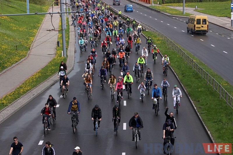 Масавым велапрабегам сотні гродзенцаў адкрылі новы сезон Масавым велапрабегам сотні гродзенцаў адкрылі новы сезон