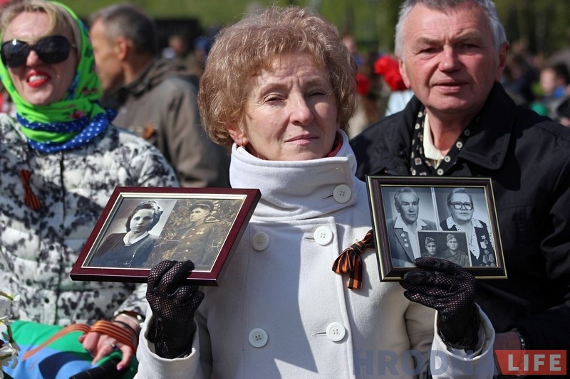Фотарэпартаж: Гродна адзначае Дзень Перамогі Фотарэпартаж: Гродна адзначае Дзень Перамогі