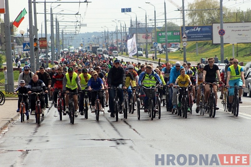 Масавым велапрабегам сотні гродзенцаў адкрылі новы сезон Масавым велапрабегам сотні гродзенцаў адкрылі новы сезон