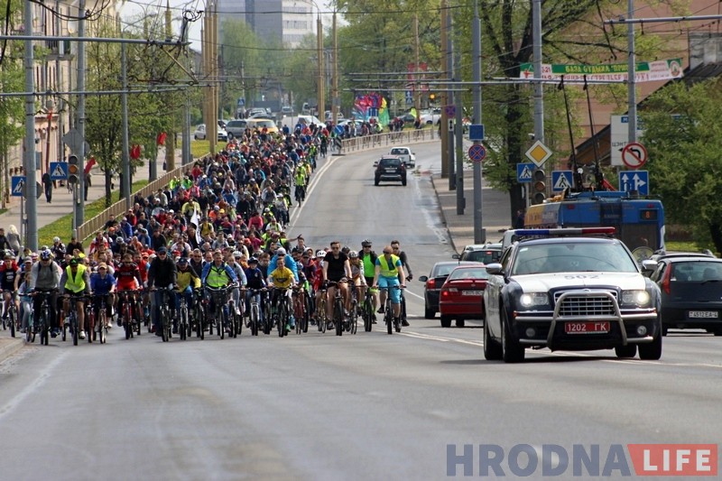 Масавым велапрабегам сотні гродзенцаў адкрылі новы сезон Масавым велапрабегам сотні гродзенцаў адкрылі новы сезон