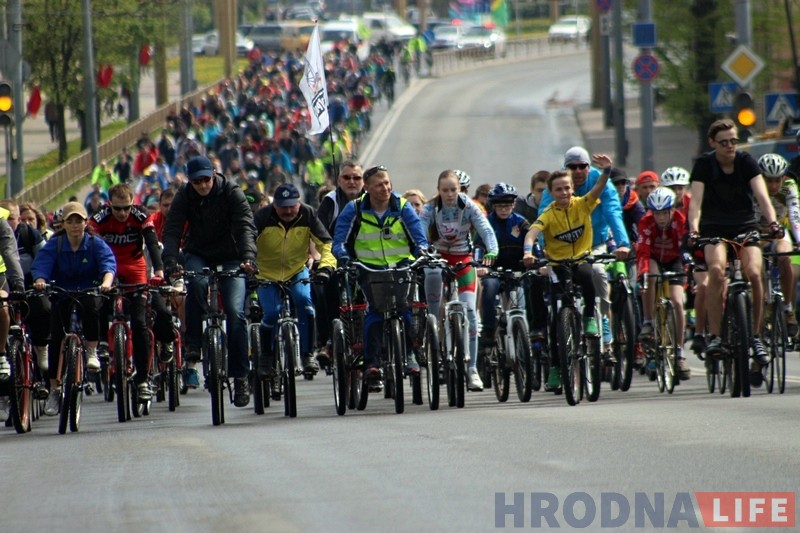 Масавым велапрабегам сотні гродзенцаў адкрылі новы сезон Масавым велапрабегам сотні гродзенцаў адкрылі новы сезон