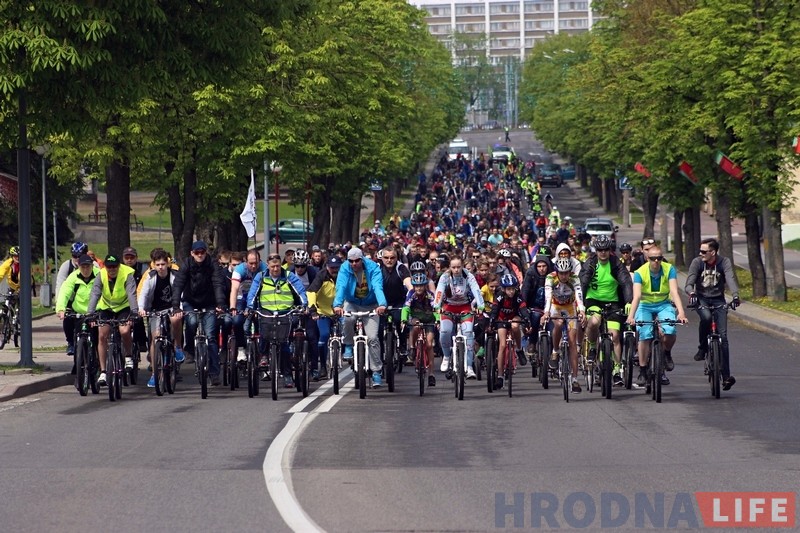 Масавым велапрабегам сотні гродзенцаў адкрылі новы сезон Масавым велапрабегам сотні гродзенцаў адкрылі новы сезон