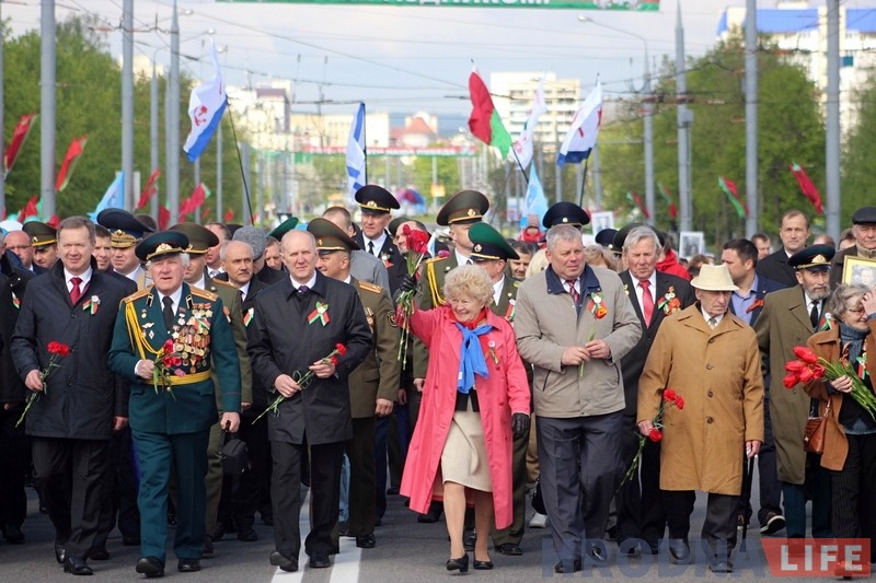 Фотарэпартаж: Гродна адзначае Дзень Перамогі Фотарэпартаж: Гродна адзначае Дзень Перамогі