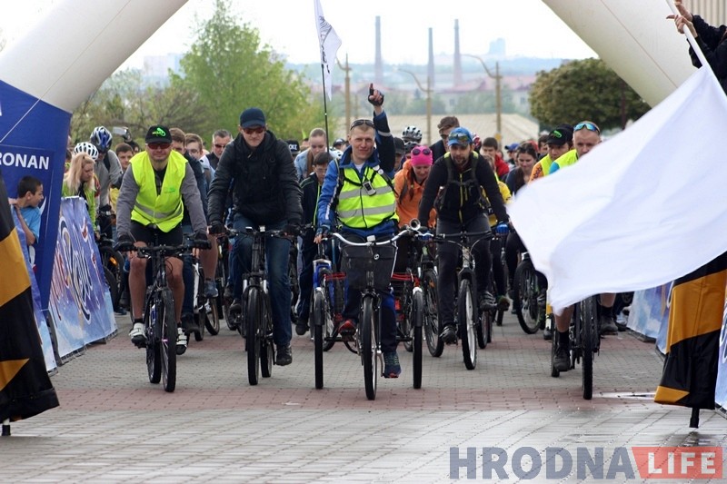 Масавым велапрабегам сотні гродзенцаў адкрылі новы сезон Масавым велапрабегам сотні гродзенцаў адкрылі новы сезон