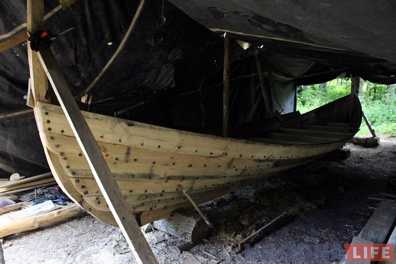 Гродзенец паводле старых чарцяжоў будуе ладдзю вікінгаў, каб даплыць да Балтыкі Гродзенец паводле старых чарцяжоў будуе ладдзю вікінгаў, каб даплыць да Балтыкі
