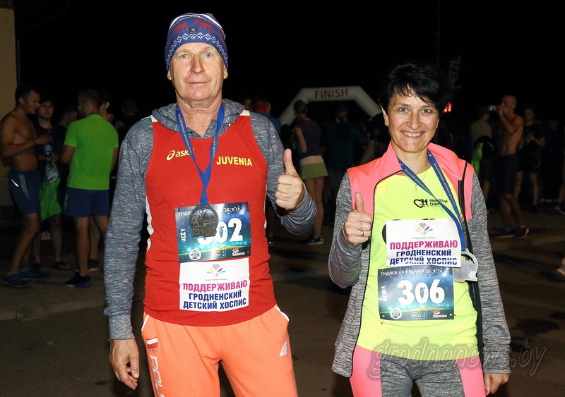 Начны забег: «Гродзенская начная дзясятка» набірае папулярнасць Начны забег: «Гродзенская начная дзясятка» набірае папулярнасць